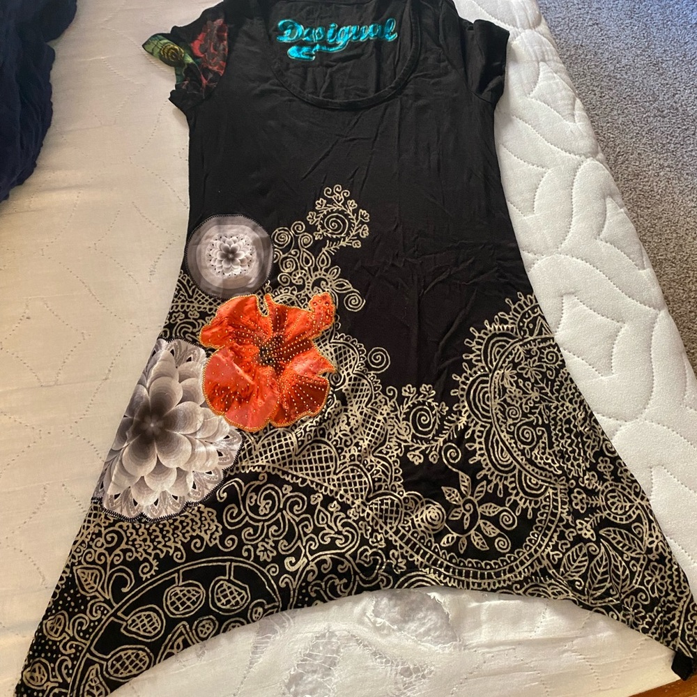 Desigual tunic shirt size Small